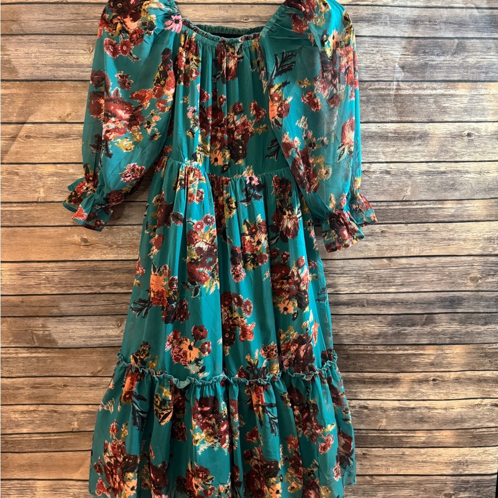 Kandice Dress in Aegean Ikat